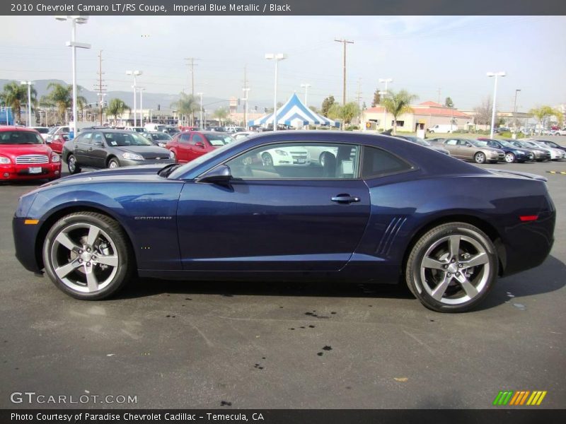 Imperial Blue Metallic / Black 2010 Chevrolet Camaro LT/RS Coupe