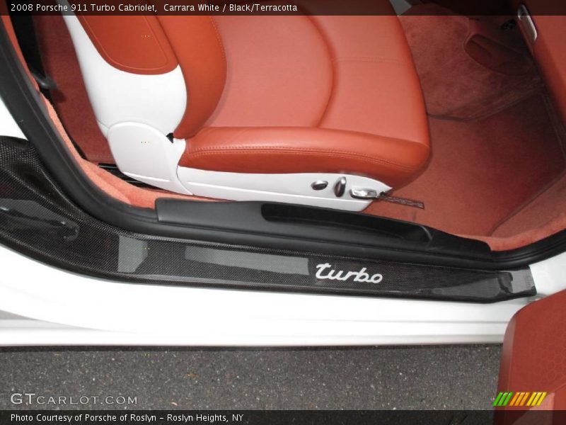 Carrara White / Black/Terracotta 2008 Porsche 911 Turbo Cabriolet