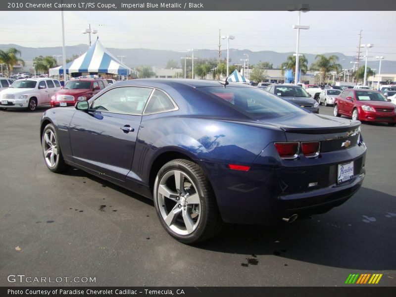 Imperial Blue Metallic / Black 2010 Chevrolet Camaro LT/RS Coupe