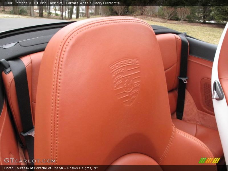 Carrara White / Black/Terracotta 2008 Porsche 911 Turbo Cabriolet