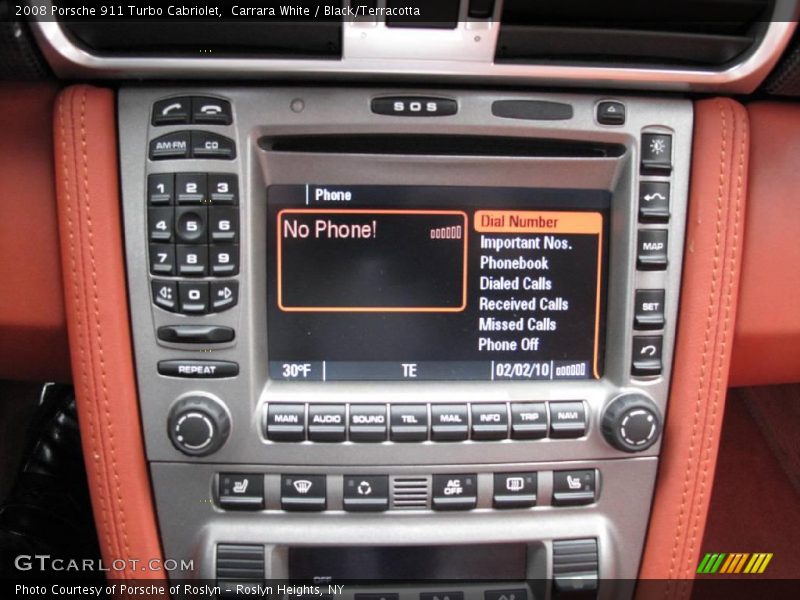 Carrara White / Black/Terracotta 2008 Porsche 911 Turbo Cabriolet