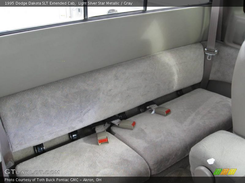 Light Silver Star Metallic / Gray 1995 Dodge Dakota SLT Extended Cab