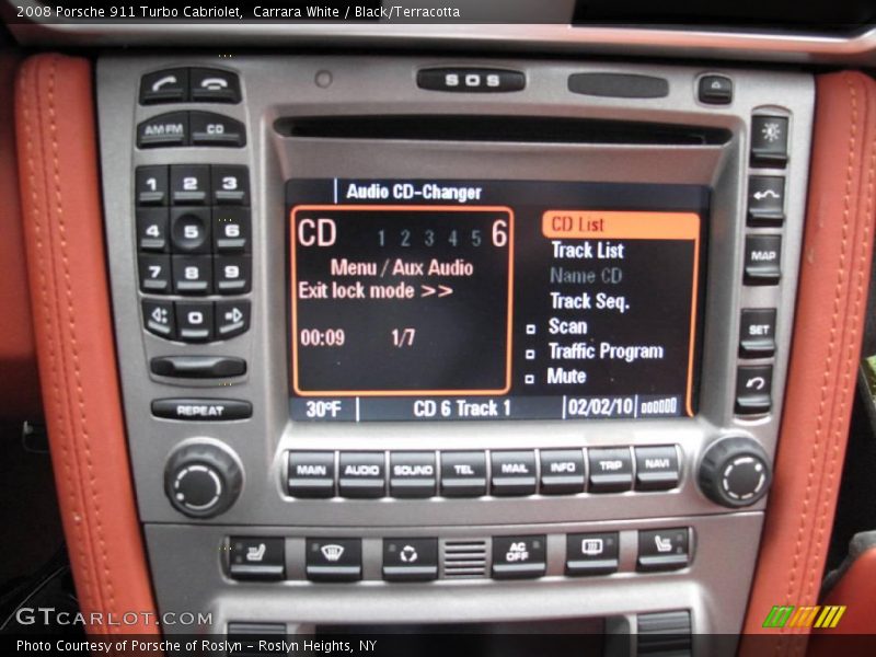 Carrara White / Black/Terracotta 2008 Porsche 911 Turbo Cabriolet