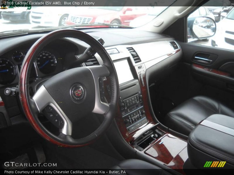 Blue Chip / Ebony 2008 Cadillac Escalade ESV AWD