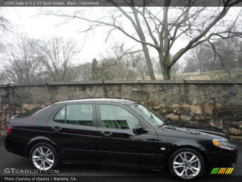 Black / Parchment 2006 Saab 9-5 2.3T Sport Sedan