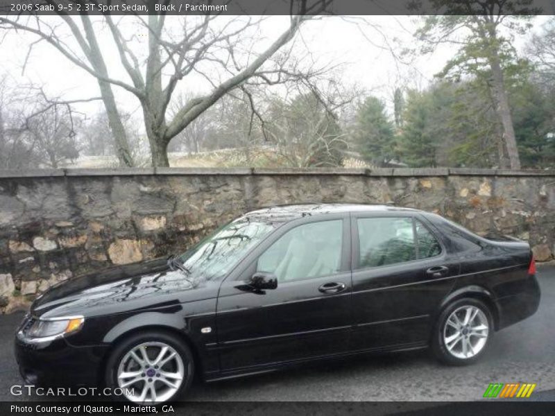 Black / Parchment 2006 Saab 9-5 2.3T Sport Sedan