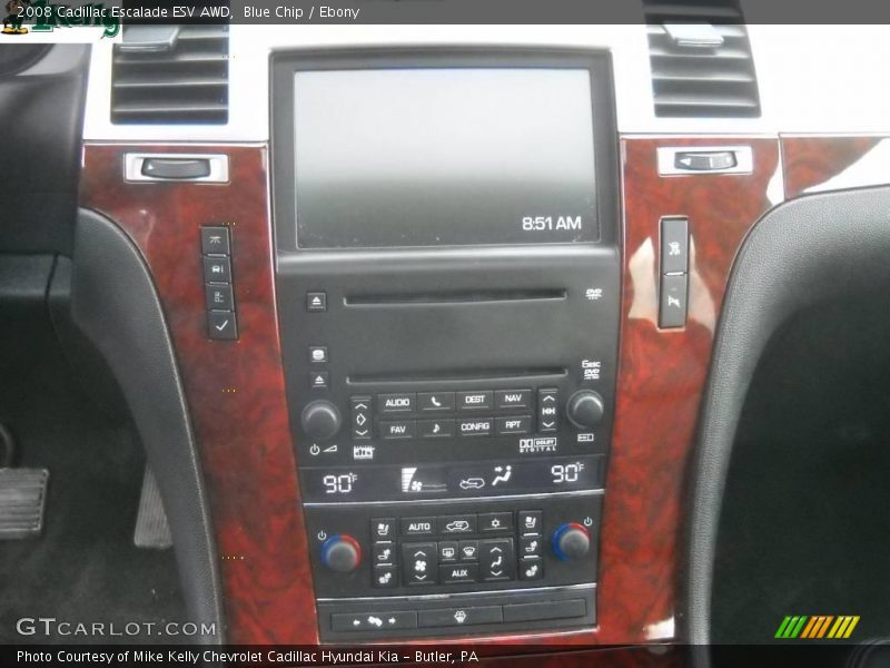 Blue Chip / Ebony 2008 Cadillac Escalade ESV AWD