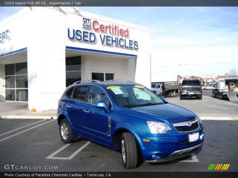 Aquamarine / Tan 2009 Saturn VUE XR V6