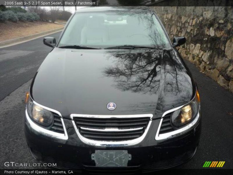 Black / Parchment 2006 Saab 9-5 2.3T Sport Sedan