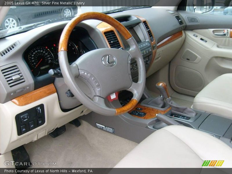 Silver Pine Metallic / Ivory 2005 Lexus GX 470