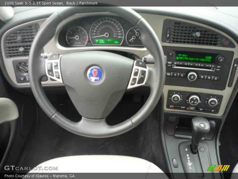 Black / Parchment 2006 Saab 9-5 2.3T Sport Sedan