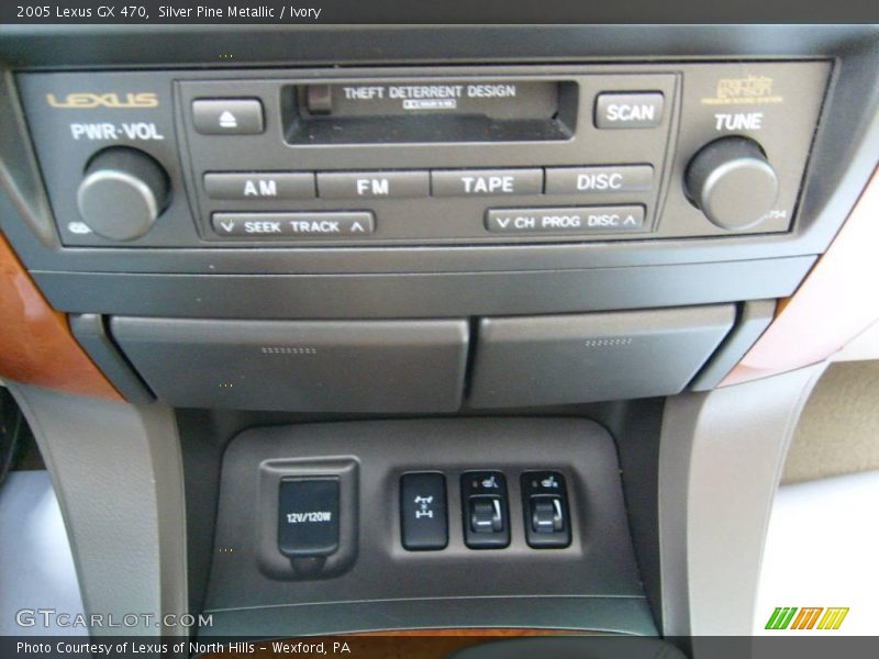 Silver Pine Metallic / Ivory 2005 Lexus GX 470