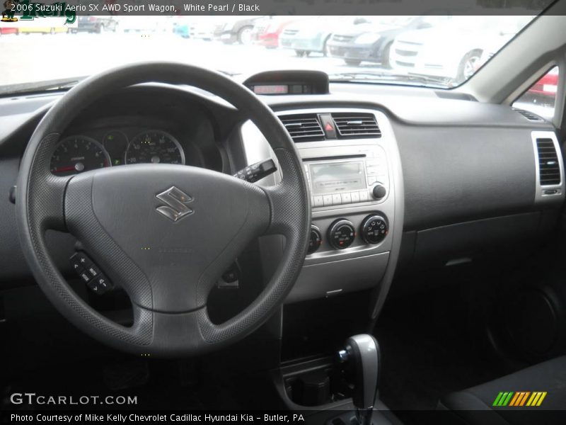 White Pearl / Black 2006 Suzuki Aerio SX AWD Sport Wagon