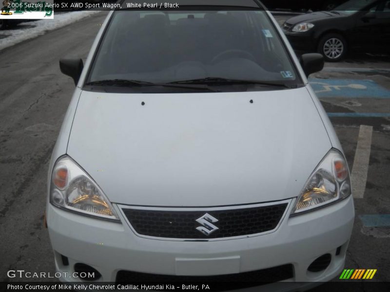 White Pearl / Black 2006 Suzuki Aerio SX AWD Sport Wagon