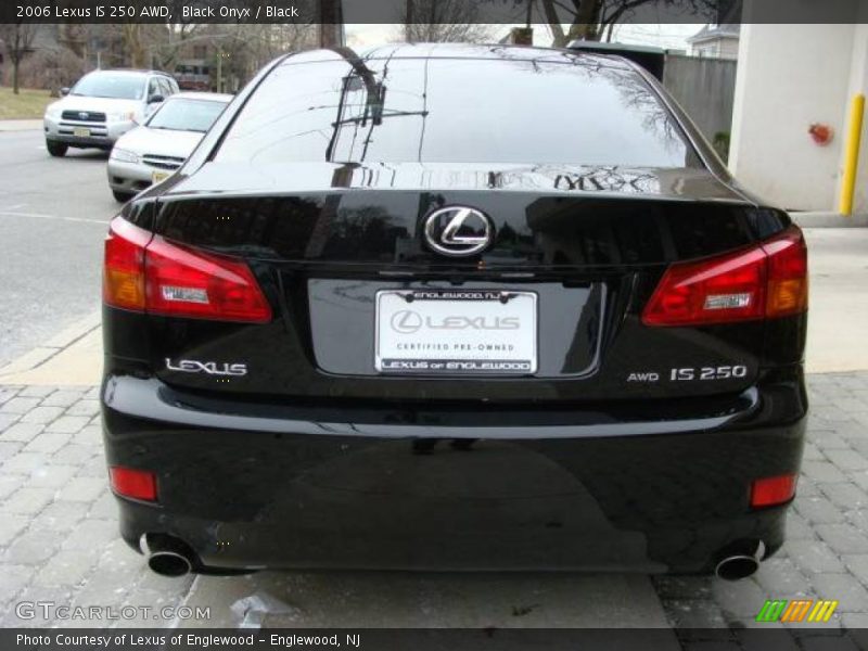 Black Onyx / Black 2006 Lexus IS 250 AWD