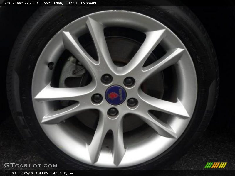 Black / Parchment 2006 Saab 9-5 2.3T Sport Sedan