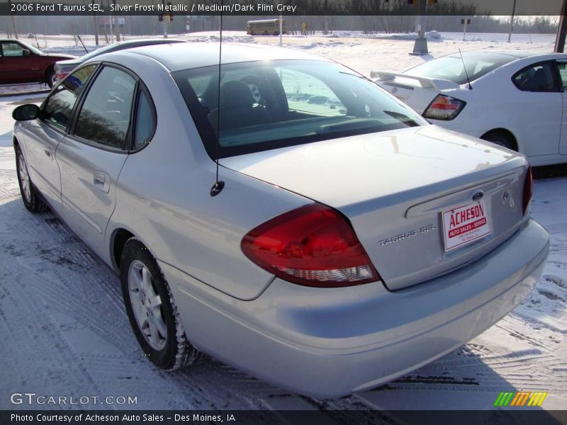 Silver Frost Metallic / Medium/Dark Flint Grey 2006 Ford Taurus SEL