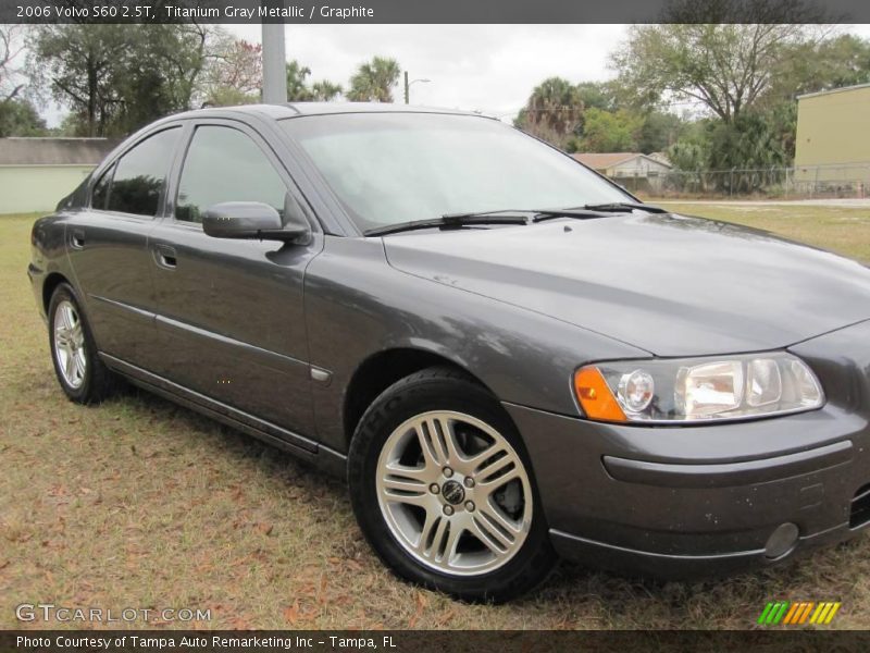 Titanium Gray Metallic / Graphite 2006 Volvo S60 2.5T