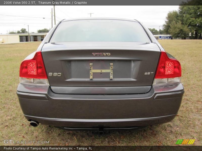 Titanium Gray Metallic / Graphite 2006 Volvo S60 2.5T