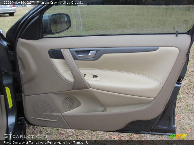 Titanium Gray Metallic / Graphite 2006 Volvo S60 2.5T
