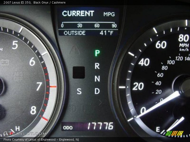 Black Onyx / Cashmere 2007 Lexus ES 350