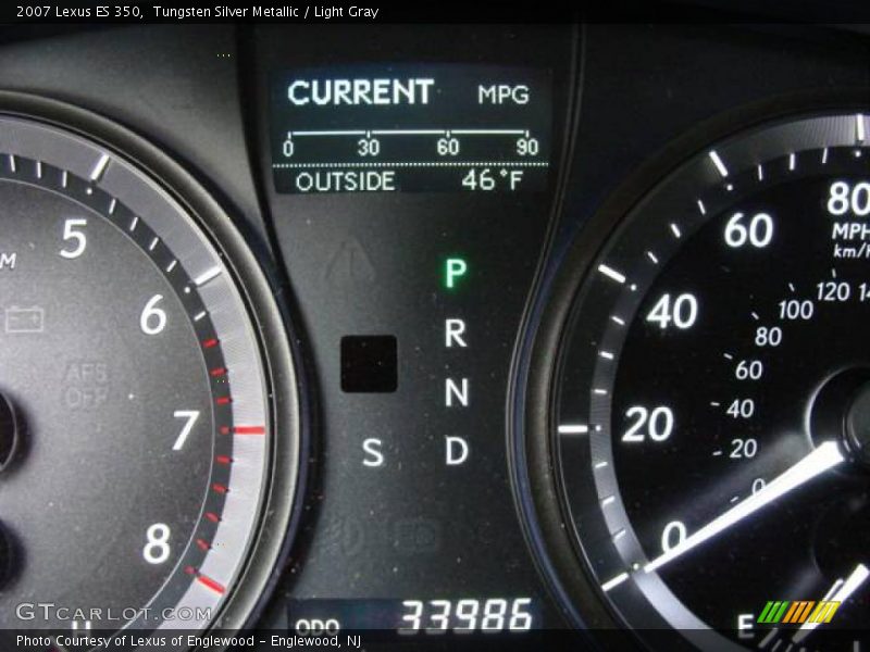 Tungsten Silver Metallic / Light Gray 2007 Lexus ES 350