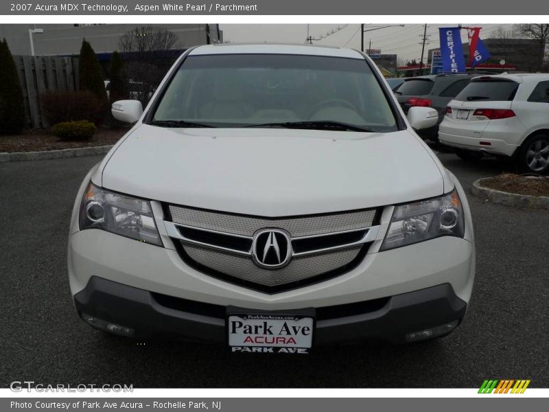 Aspen White Pearl / Parchment 2007 Acura MDX Technology
