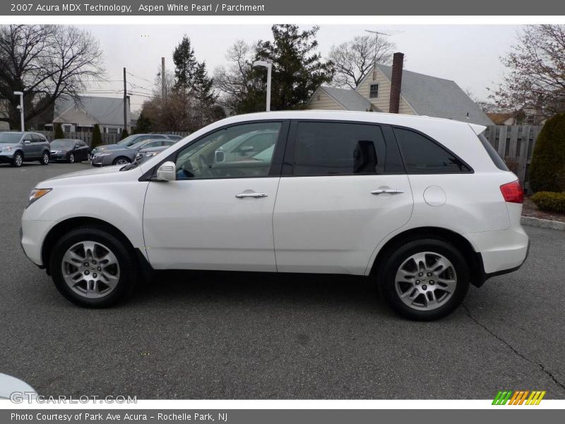 Aspen White Pearl / Parchment 2007 Acura MDX Technology
