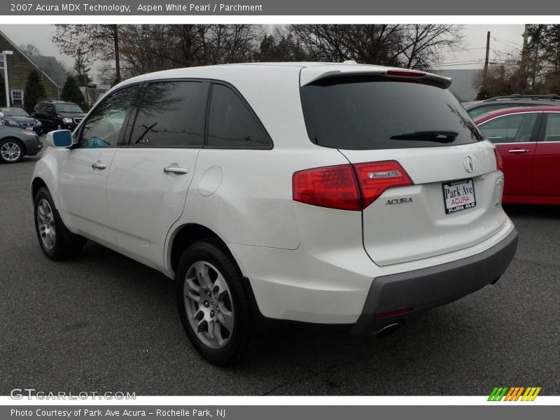 Aspen White Pearl / Parchment 2007 Acura MDX Technology