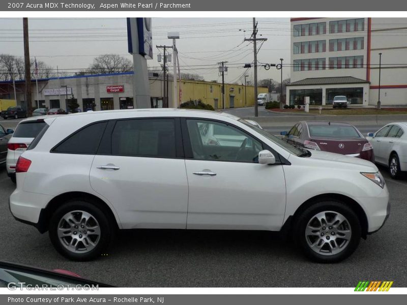 Aspen White Pearl / Parchment 2007 Acura MDX Technology