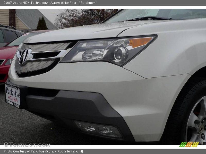 Aspen White Pearl / Parchment 2007 Acura MDX Technology