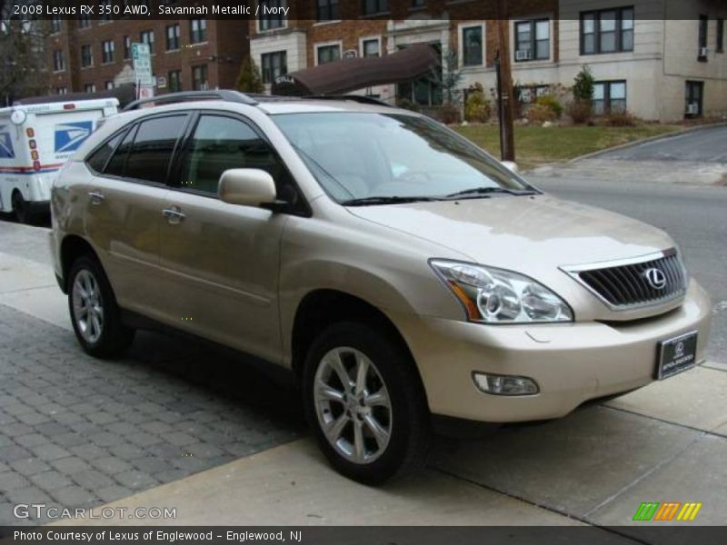 Savannah Metallic / Ivory 2008 Lexus RX 350 AWD