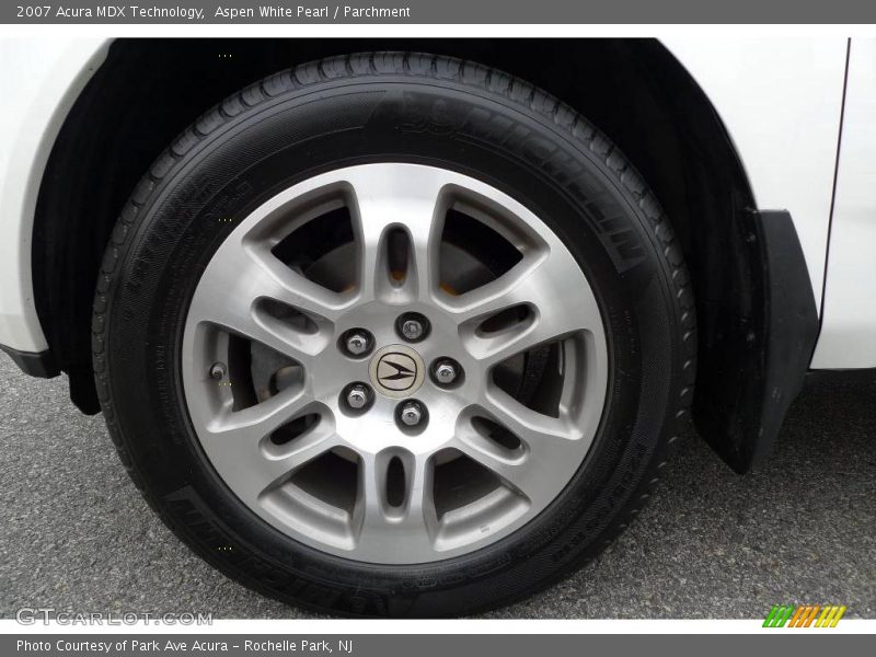 Aspen White Pearl / Parchment 2007 Acura MDX Technology