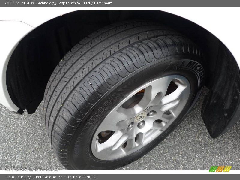 Aspen White Pearl / Parchment 2007 Acura MDX Technology