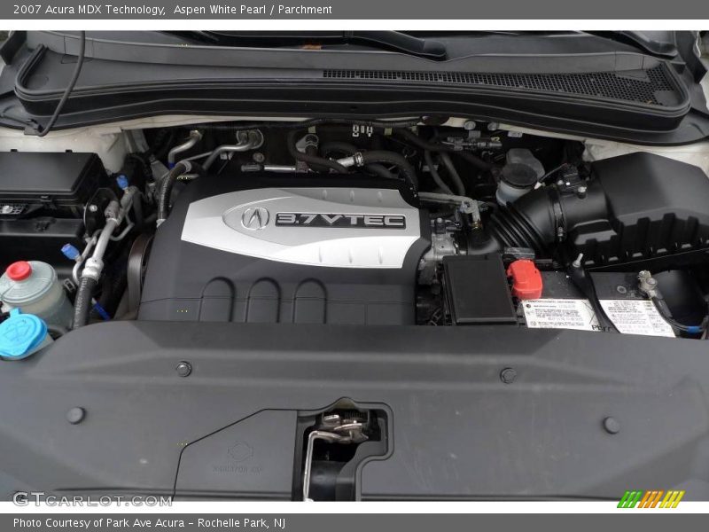 Aspen White Pearl / Parchment 2007 Acura MDX Technology