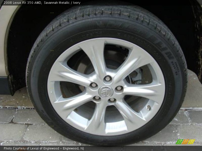 Savannah Metallic / Ivory 2008 Lexus RX 350 AWD