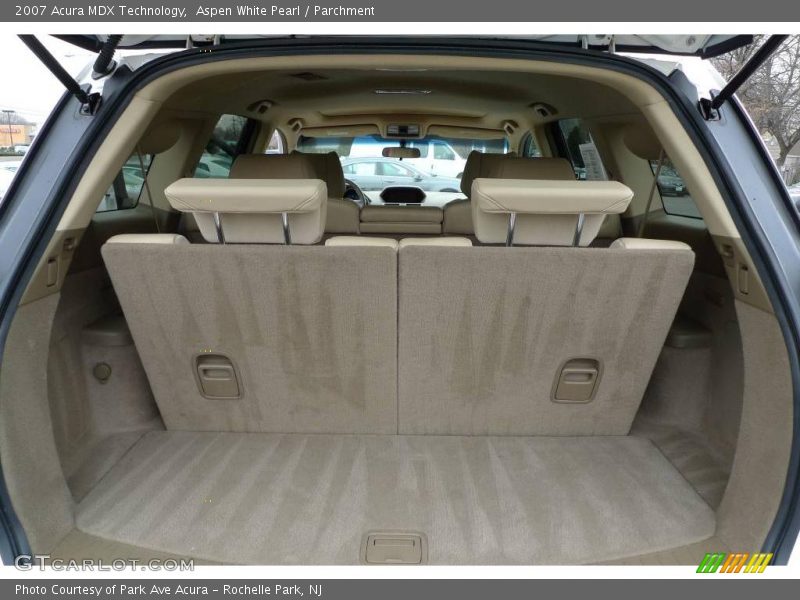 Aspen White Pearl / Parchment 2007 Acura MDX Technology