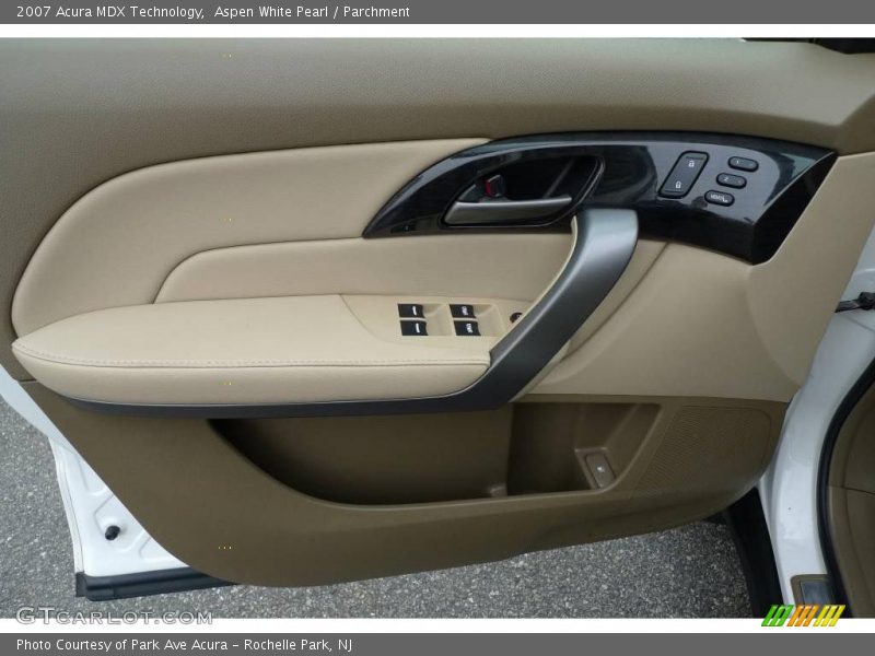 Aspen White Pearl / Parchment 2007 Acura MDX Technology