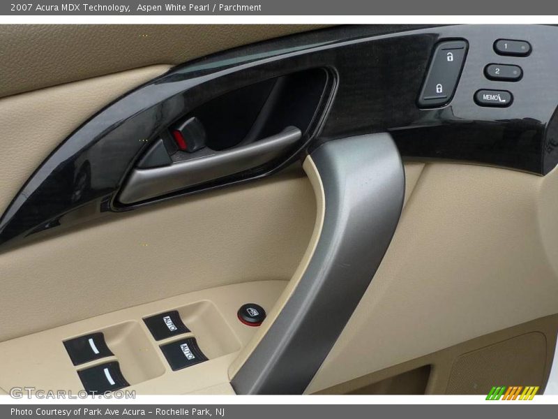 Aspen White Pearl / Parchment 2007 Acura MDX Technology