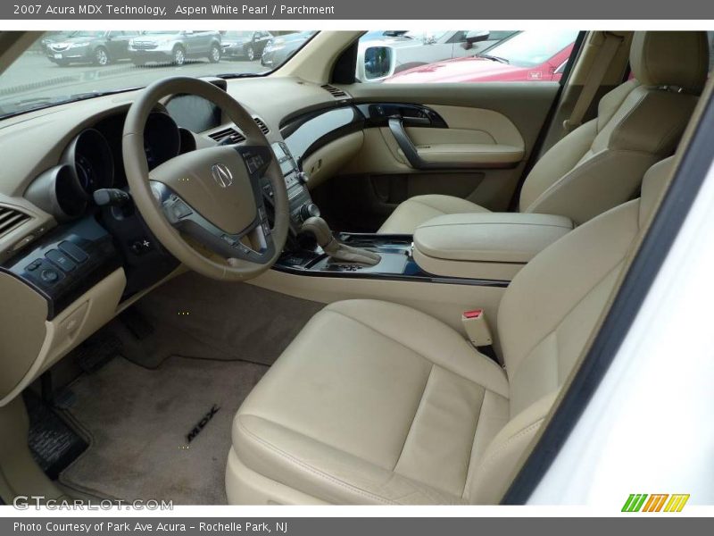 Aspen White Pearl / Parchment 2007 Acura MDX Technology