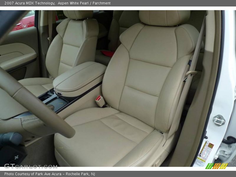 Aspen White Pearl / Parchment 2007 Acura MDX Technology