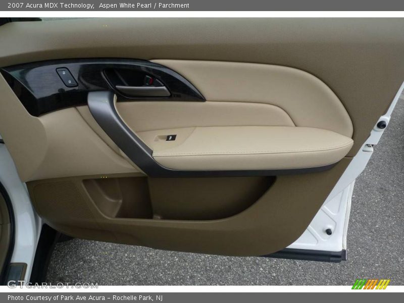 Aspen White Pearl / Parchment 2007 Acura MDX Technology