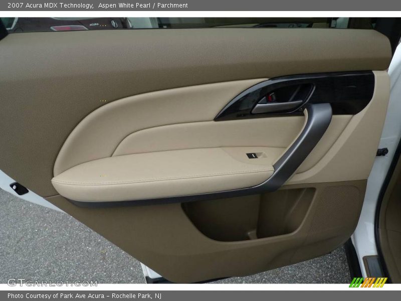 Aspen White Pearl / Parchment 2007 Acura MDX Technology