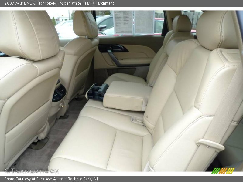 Aspen White Pearl / Parchment 2007 Acura MDX Technology