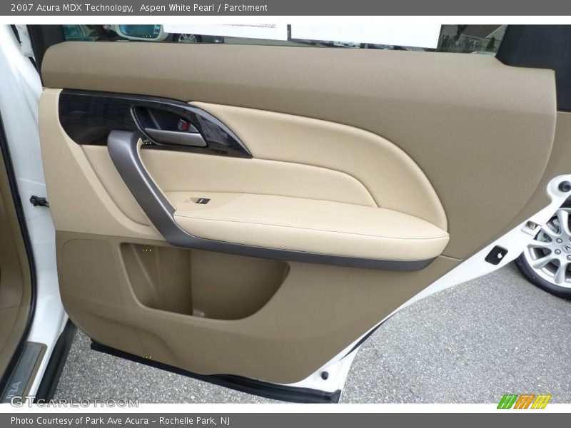Aspen White Pearl / Parchment 2007 Acura MDX Technology