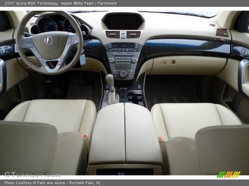 Aspen White Pearl / Parchment 2007 Acura MDX Technology