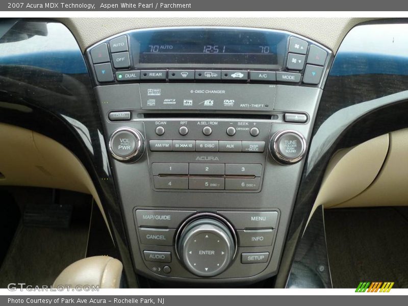 Aspen White Pearl / Parchment 2007 Acura MDX Technology