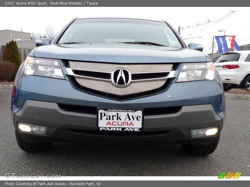 Steel Blue Metallic / Taupe 2007 Acura MDX Sport