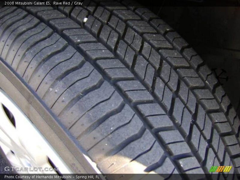Rave Red / Gray 2008 Mitsubishi Galant ES
