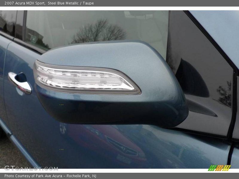 Steel Blue Metallic / Taupe 2007 Acura MDX Sport